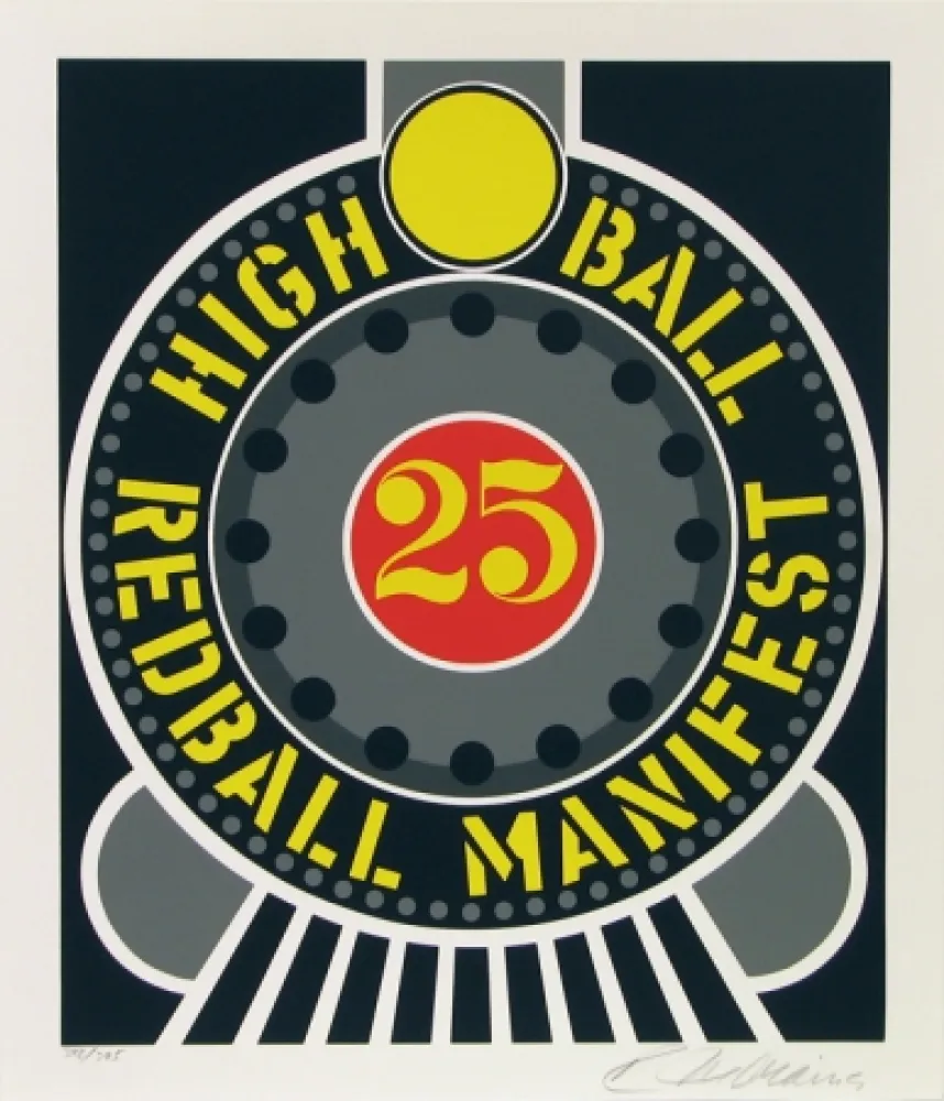 Zeefdruk Indiana - High Ball Red Ball Manifest 25