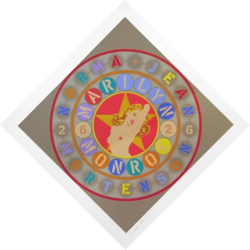 Zeefdruk Indiana - Metamorphosis of Norman Jean (Marilyn Monroe)