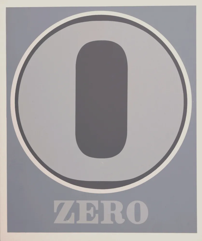 Zeefdruk Indiana - Number 0, 1968