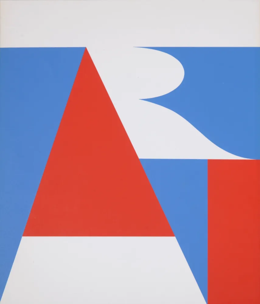 Zeefdruk Indiana - The American Art, 1971