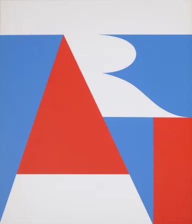 Zeefdruk Indiana - The American Art, 1971