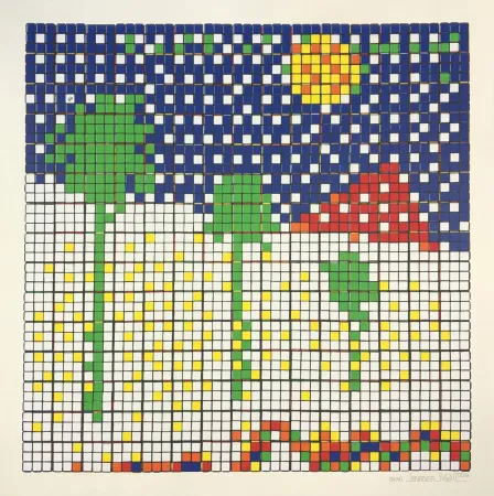 Zeefdruk Invader - Boys Don’t Cry