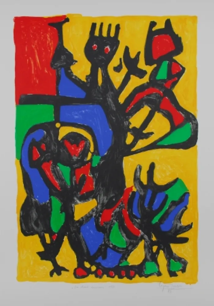 Lithografie Ionesco - Les hauts danseurs