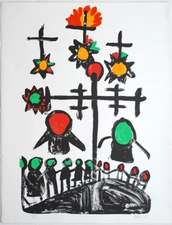 Lithografie Ionesco - Untitled