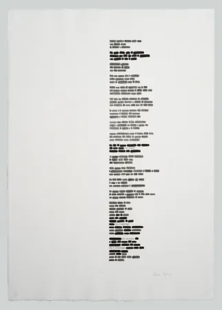 Aquatint Isgro - Cancellature