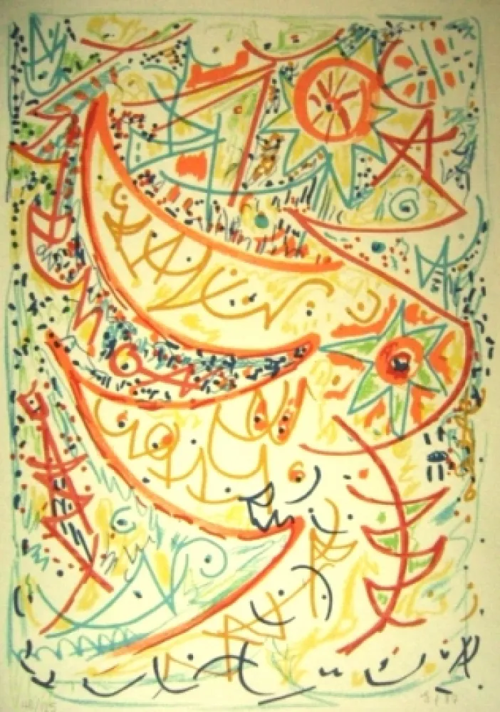 Lithografie Jacobsen - Maske