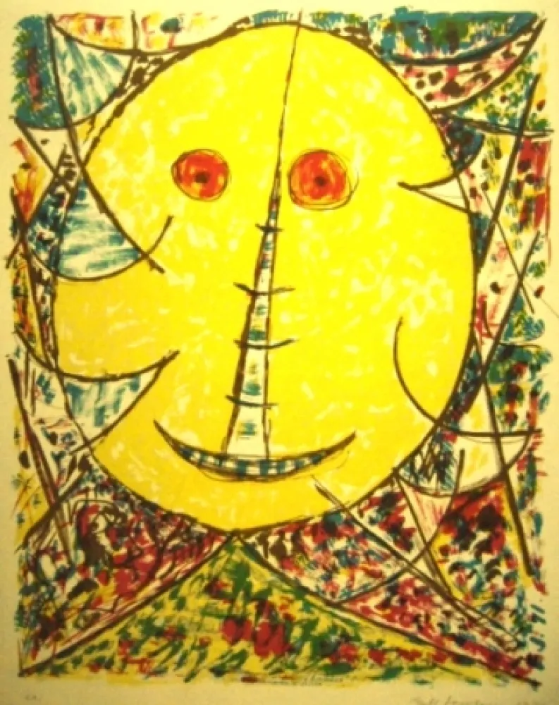 Lithografie Jacobsen - Maske