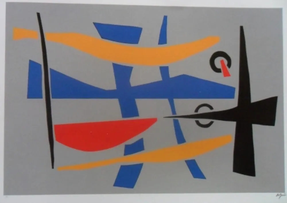 Zeefdruk Jacobsen - Visions Sculpturales II