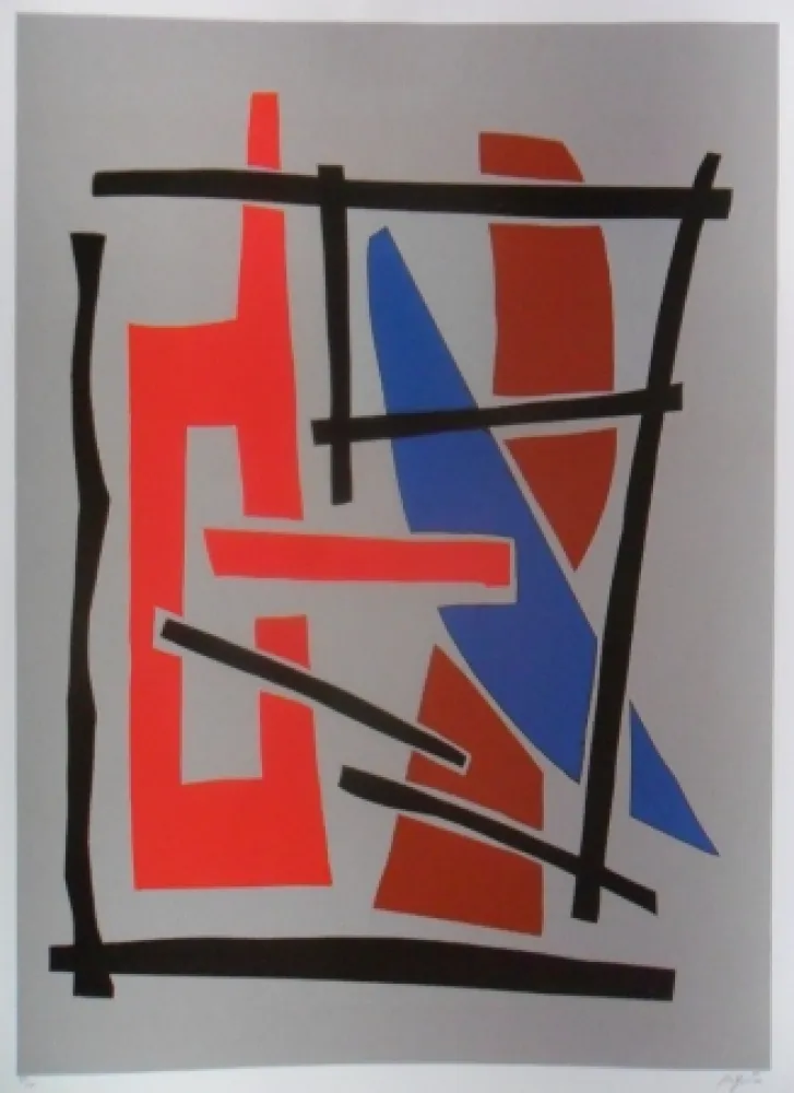 Zeefdruk Jacobsen - Visions Sculpturales III