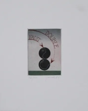 Ets En Aquatint Janak - Double Fault