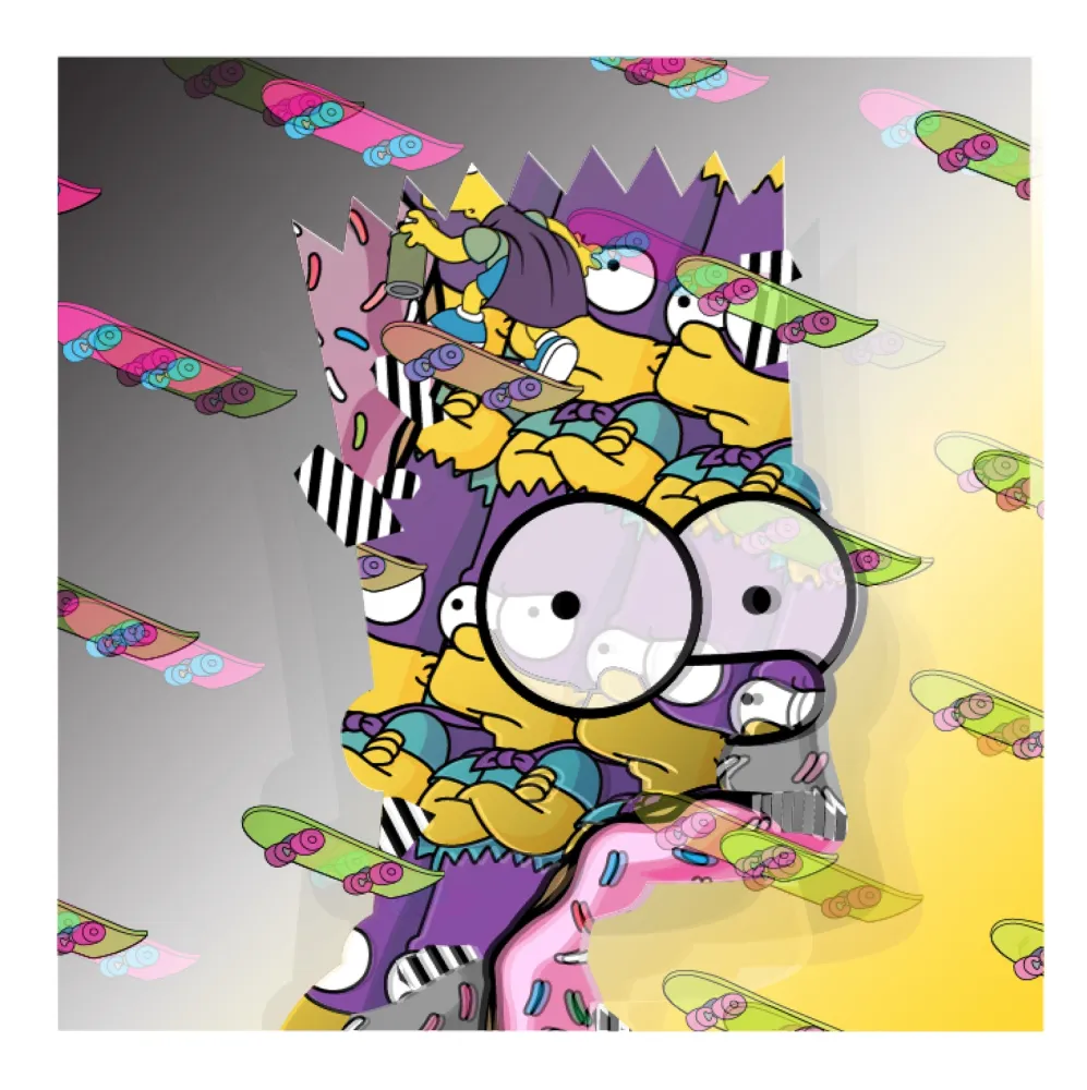 Zeefdruk Jerkface - Nollie Front Foot Flip(Lenticular)