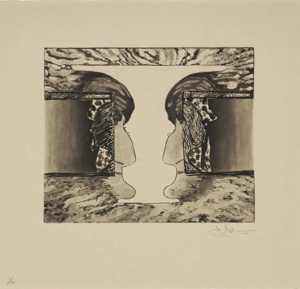 Ets En Aquatint Johns - Valentine