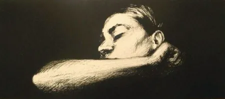 Lithografie Joliet - Sommeil noir