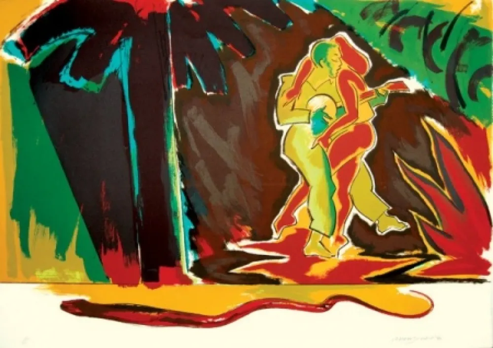 Lithografie Jones - The Glade (From the Island)