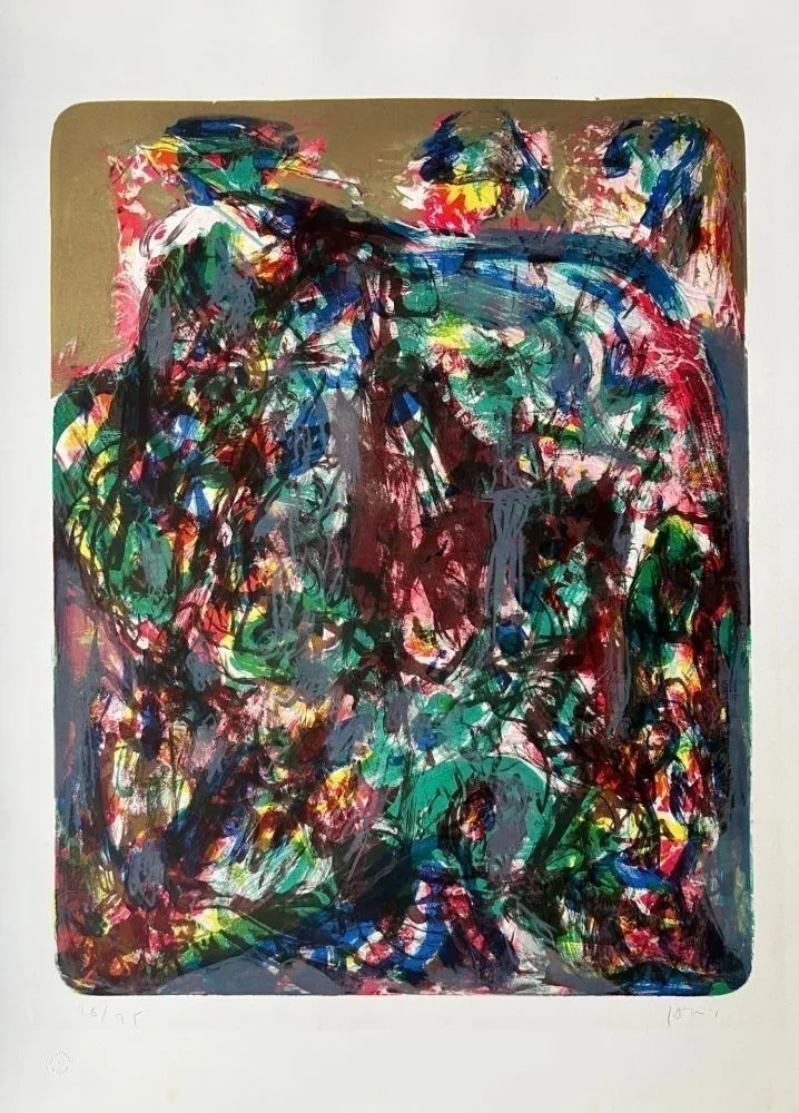 Lithografie Jorn - Composition