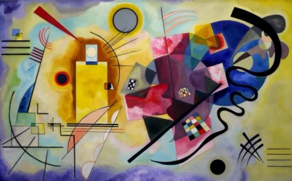 Lithografie Kandinsky - Jaune bleu rouge