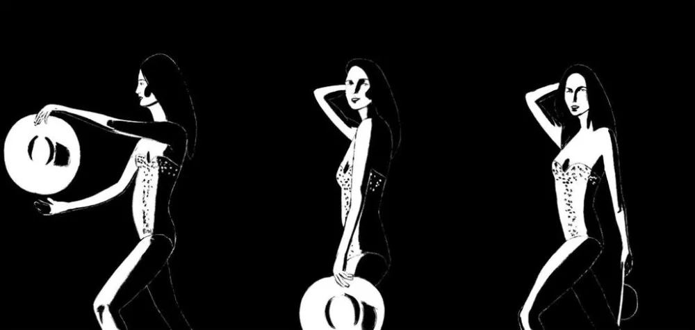 Zeefdruk Katz - Ariel Black & White