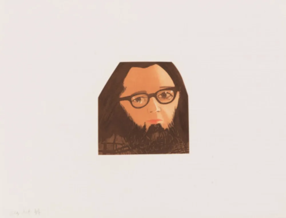 Aquatint Katz - Face of the Poet 4