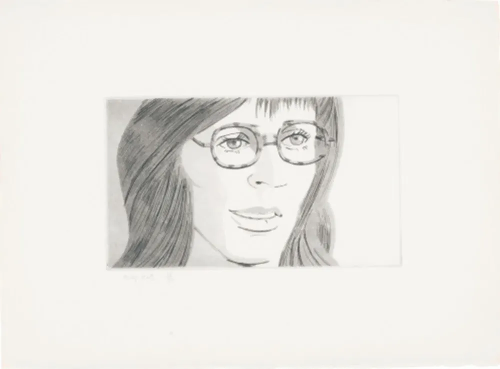 Ets En Aquatint Katz - June Ekman's Class 1