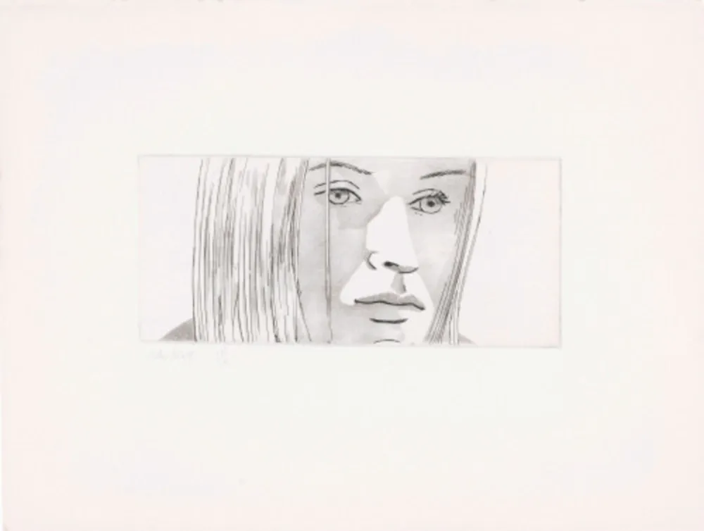 Ets En Aquatint Katz - June Ekman's Class 3