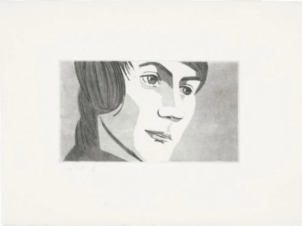 Ets En Aquatint Katz - June Ekman's Class 4