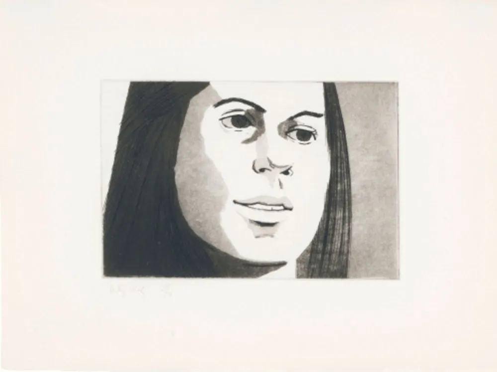 Ets En Aquatint Katz - June Ekman's Class 5