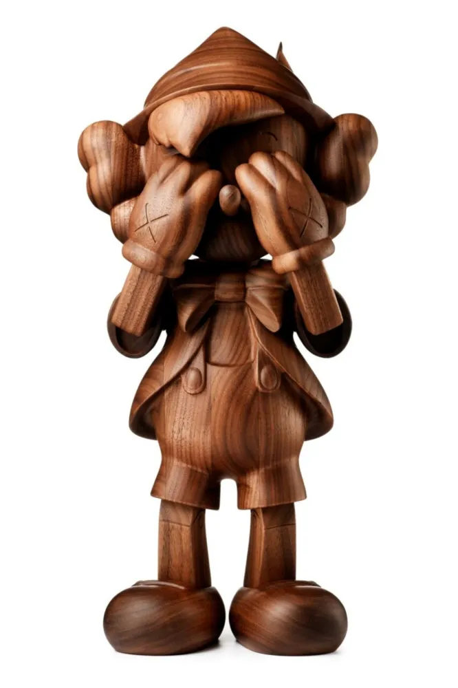 Houtsnede Kaws - Pinocchio