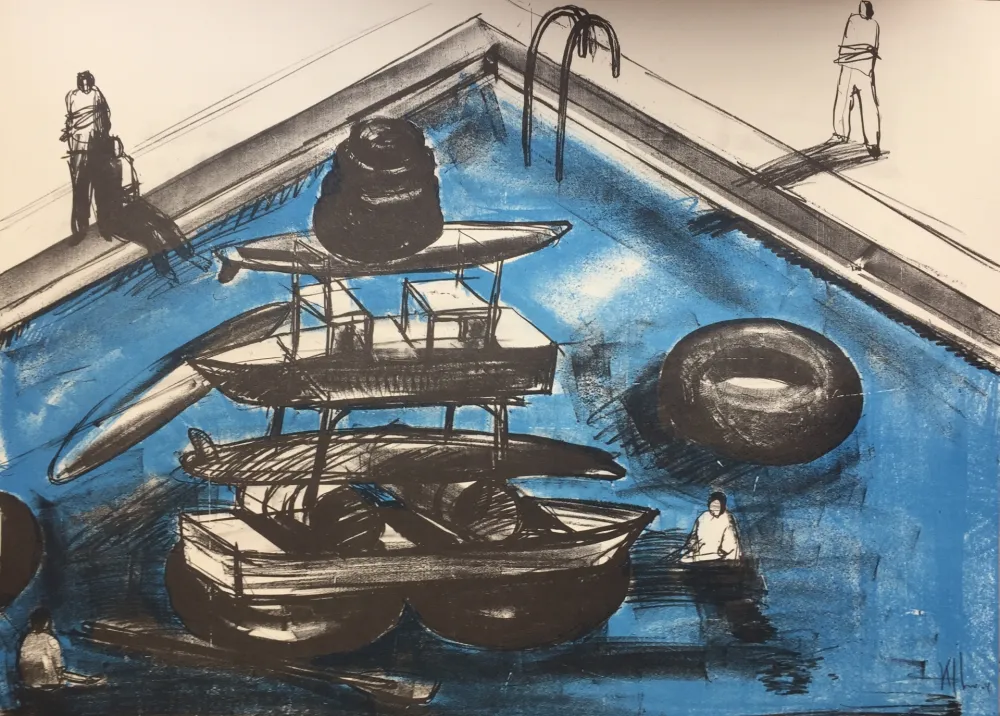 Lithografie Kcho - Regresa vida mia que te espero 4