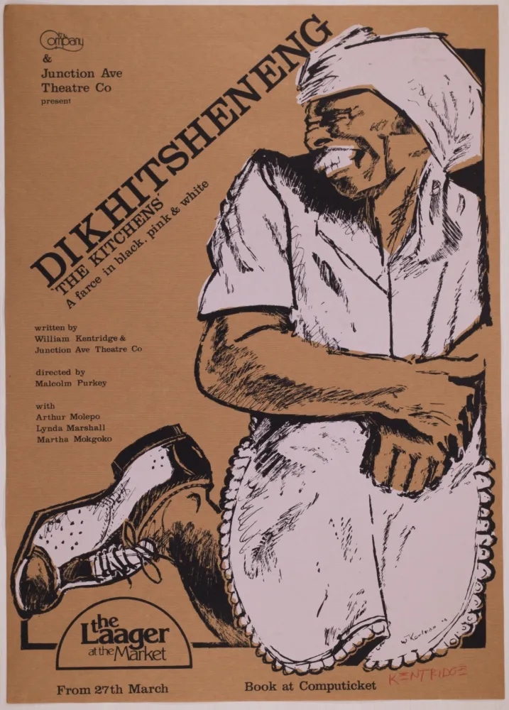 Zeefdruk Kentridge - Dikhitsheneng (The Kitchens)