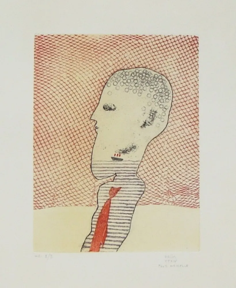 Ets En Aquatint Kern - J'ai bu la mer