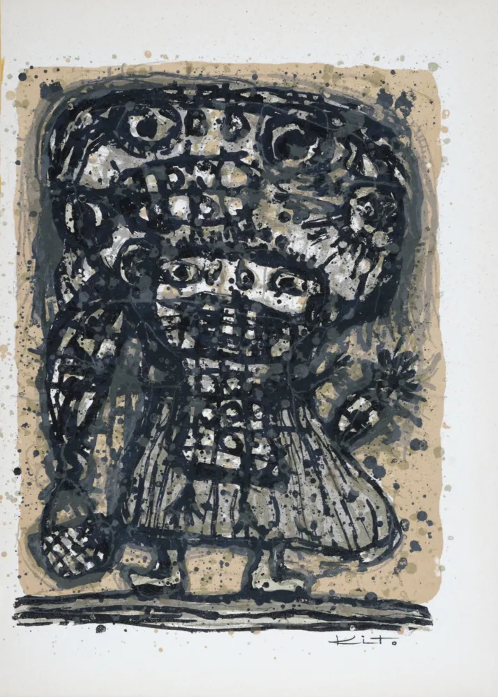 Lithografie Kito - Enfant, 1964