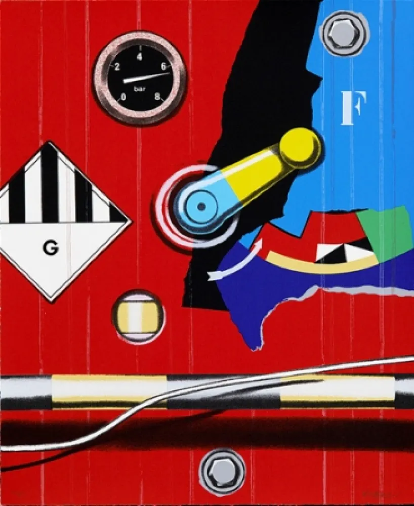 Zeefdruk Klasen - Manette/G/ rond rouge