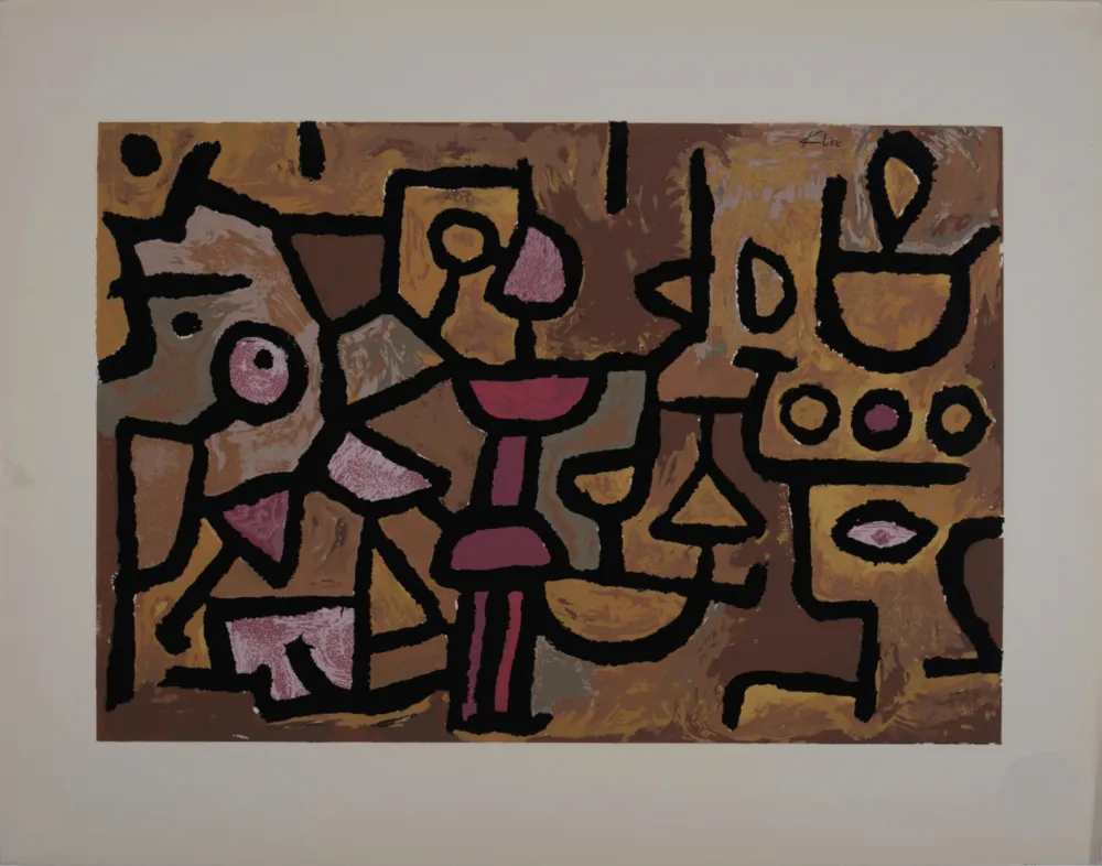 Zeefdruk Klee - Musique diurne, 1953