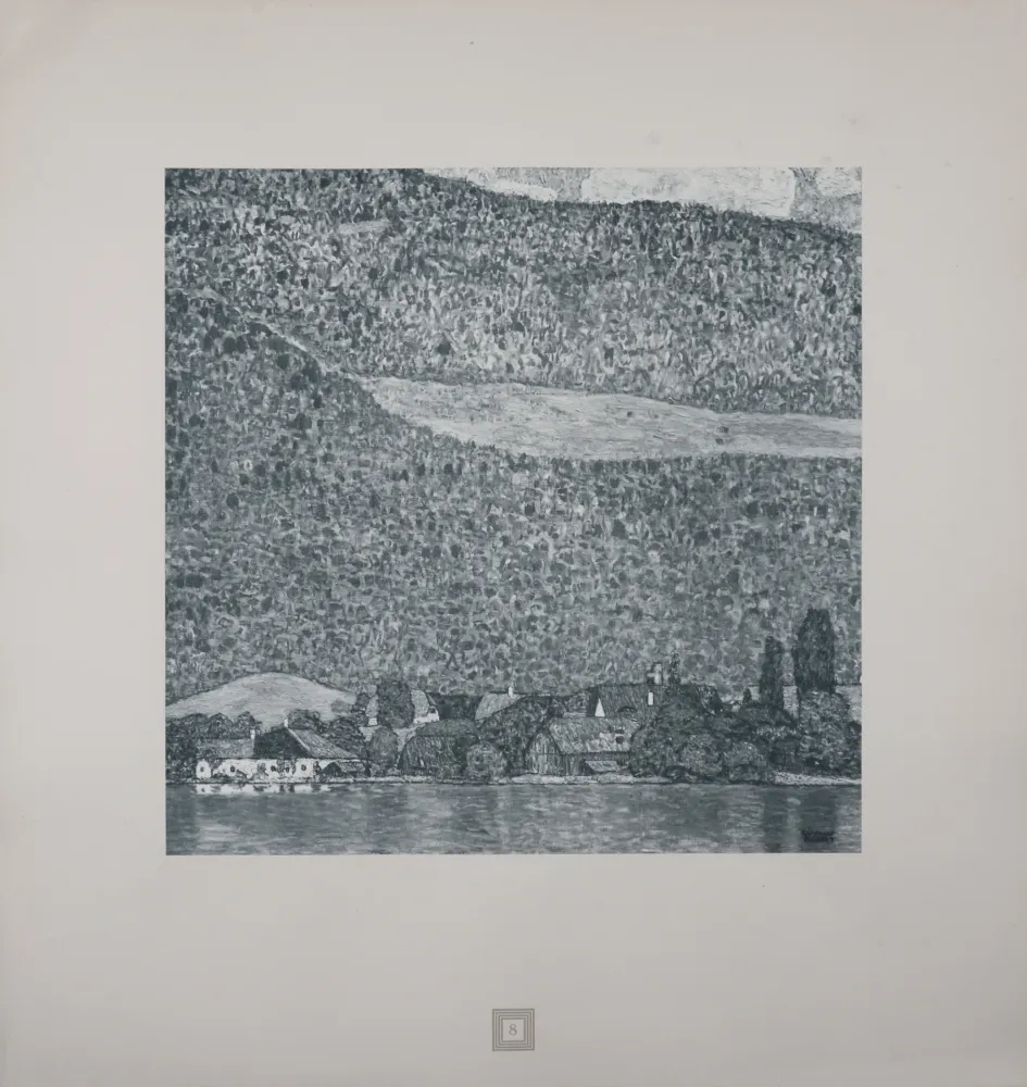 Lithografie Klimt (After) - Eine Nachlese Folio, Unterach am Attersee, 1931