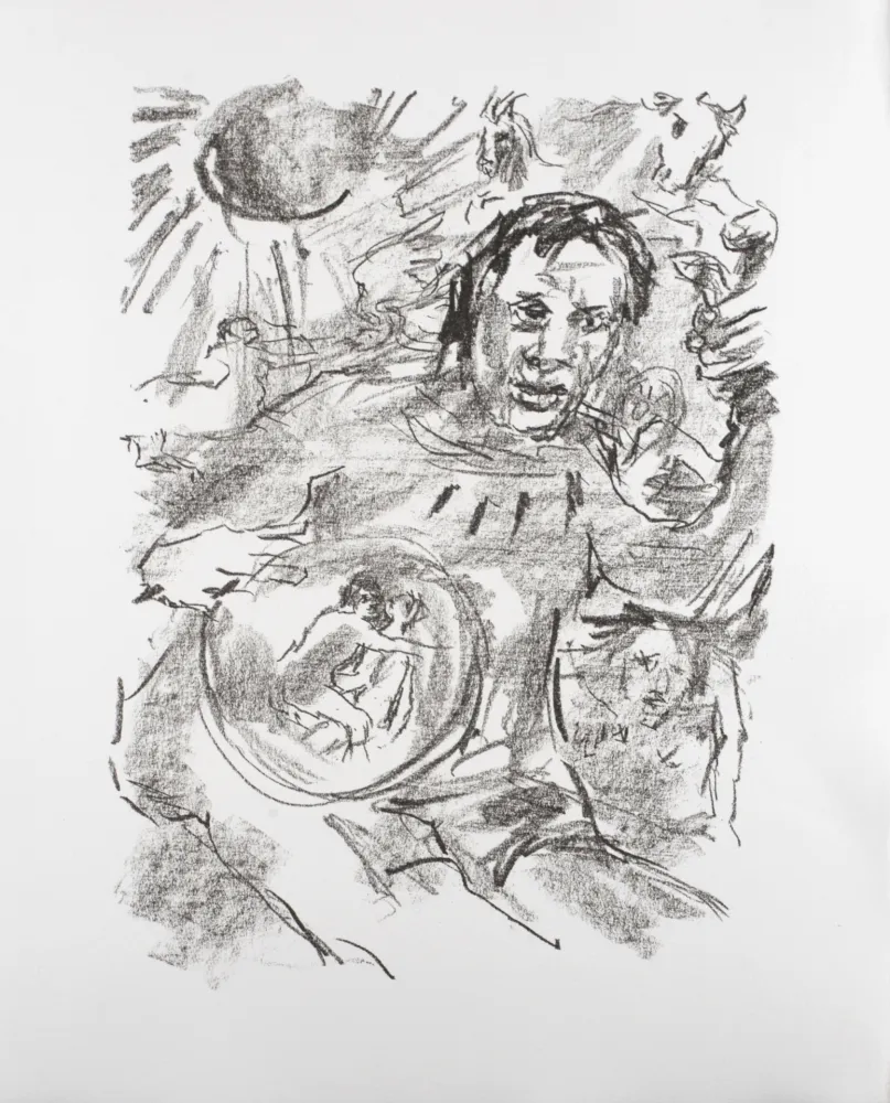 Lithografie Kokoschka - Edmund, 1963