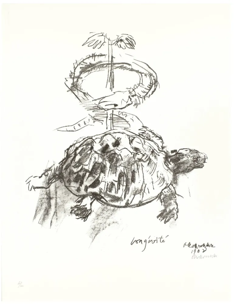 Lithografie Kokoschka - Longévité