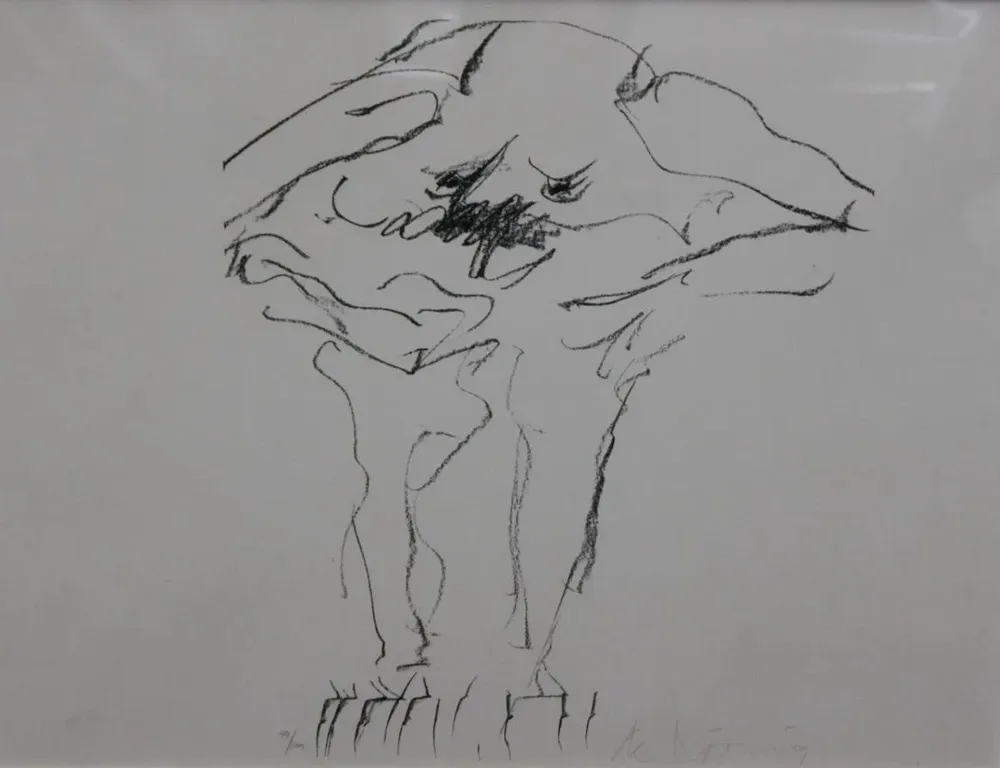 Lithografie Kooning - Clam Digger