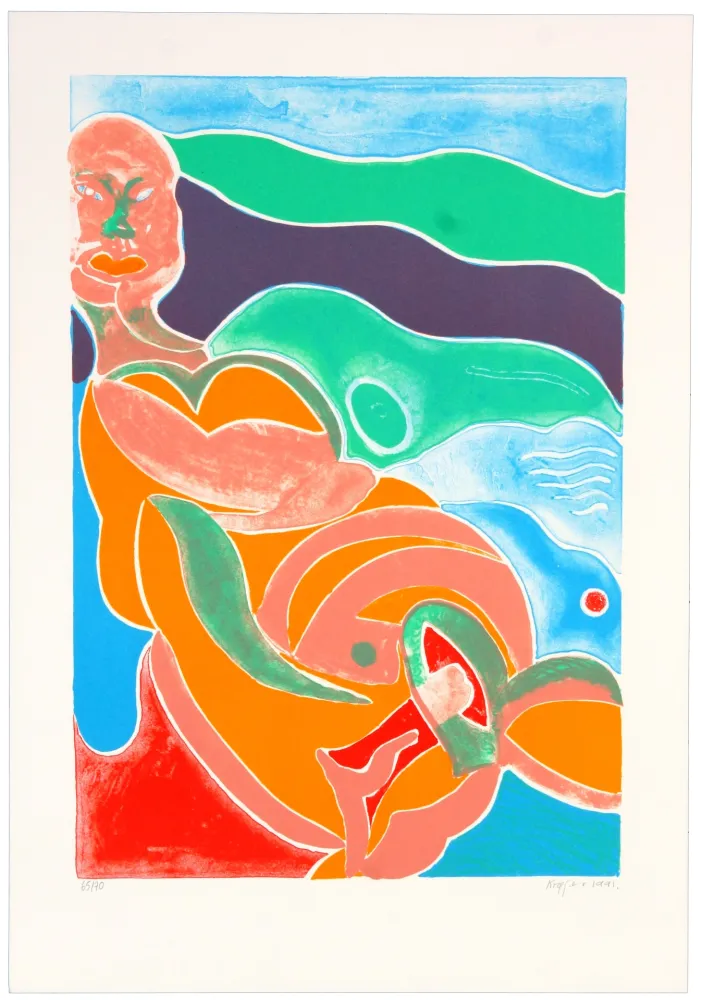 Lithografie Krøjer - Sans titre