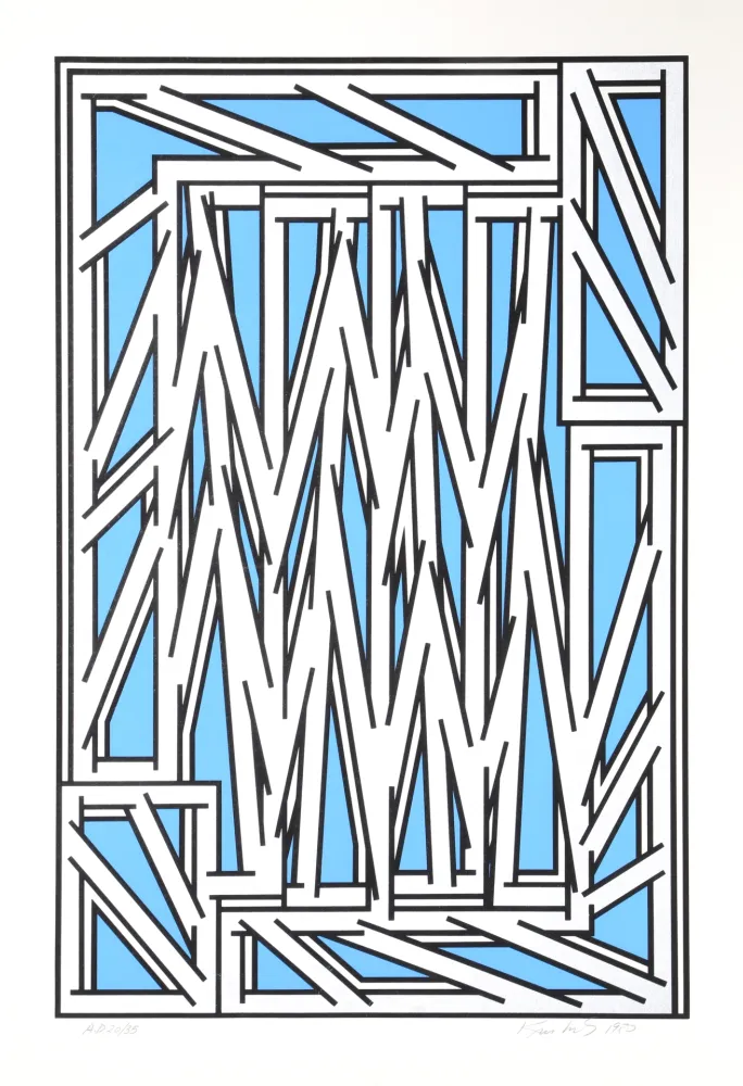 Zeefdruk Krushenick - Grill