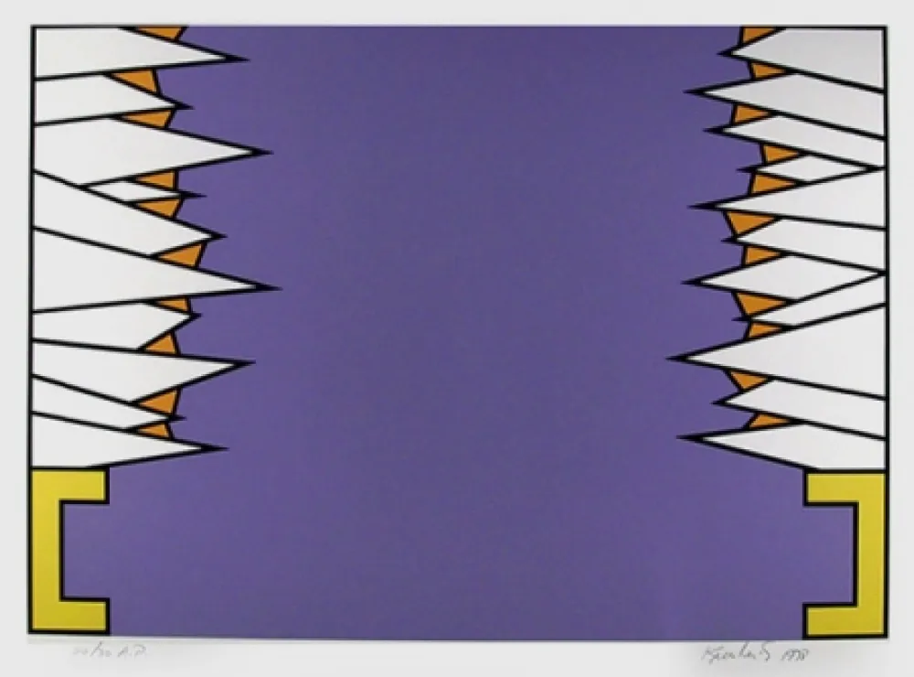 Zeefdruk Krushenick - Over the Rainbow