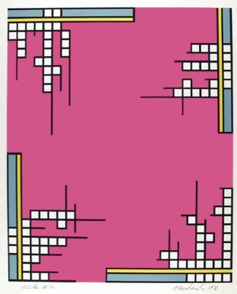 Zeefdruk Krushenick - Over the Top