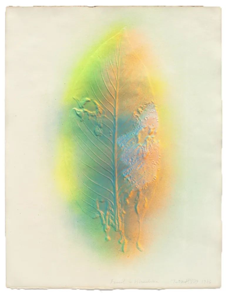 Lithografie Kudo - Fossil in Hiroshima