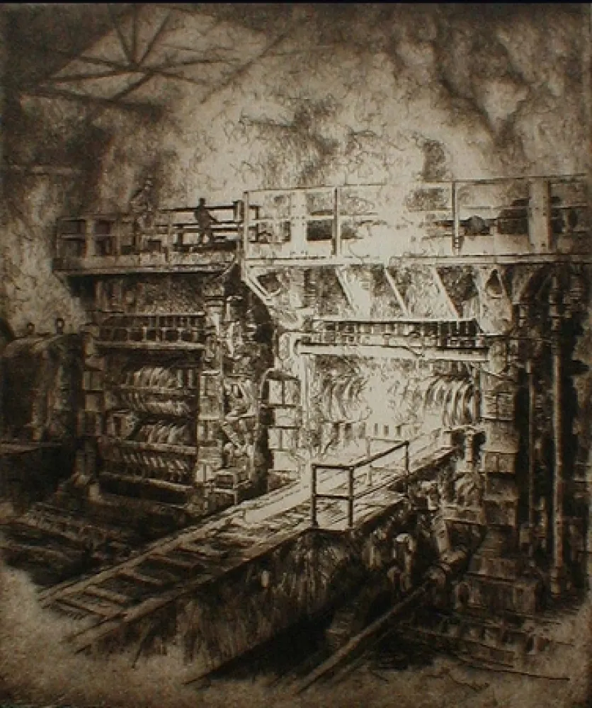Ets Kuhler - Untitled (steel mill)