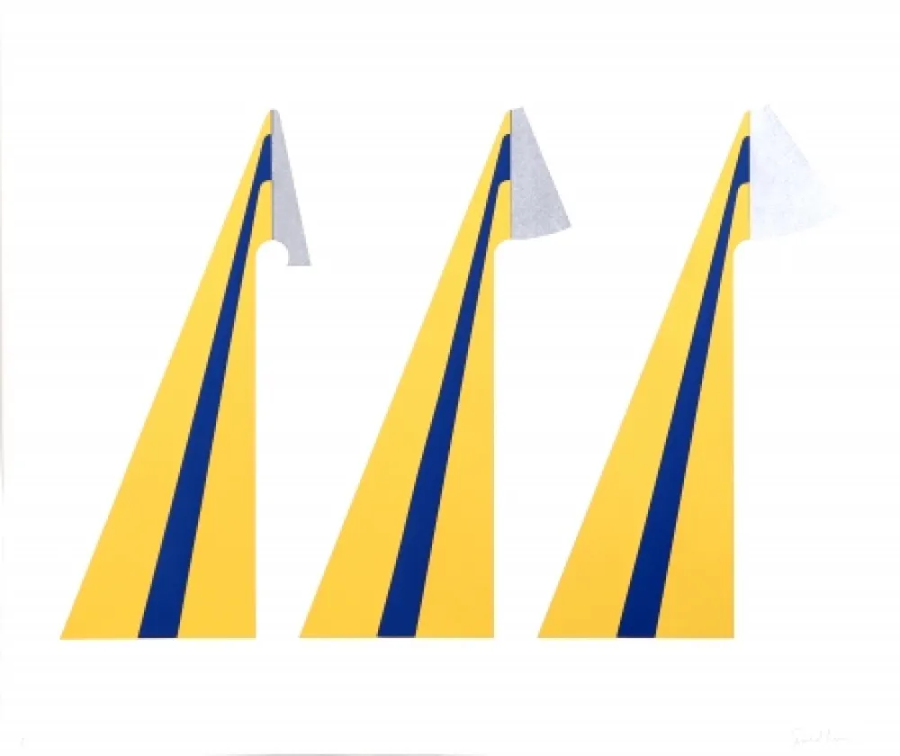 Zeefdruk Laing - Triple from 11 Pop Artists Vol. III