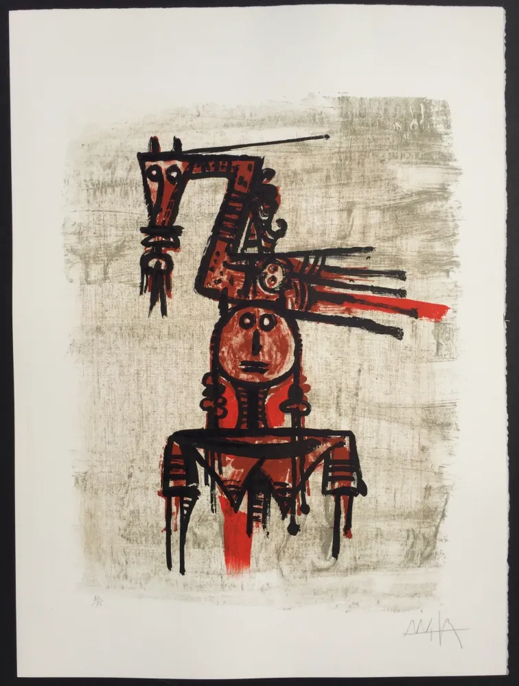 Lithografie Lam - Sans Titre (7604)