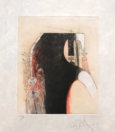 Ets En Aquatint Lam - Senza titolo