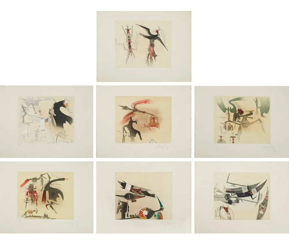 Ets En Aquatint Lam - Untitled Suite (TR 7901-7907)