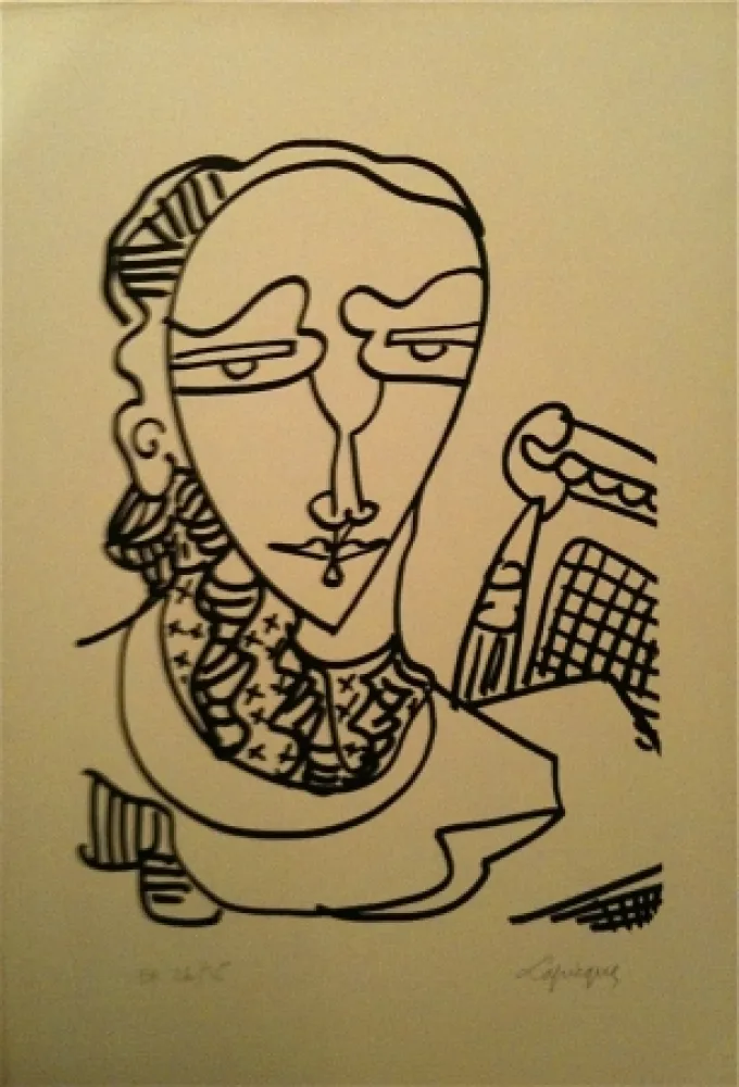 Lithografie Lapicque - Sans titre