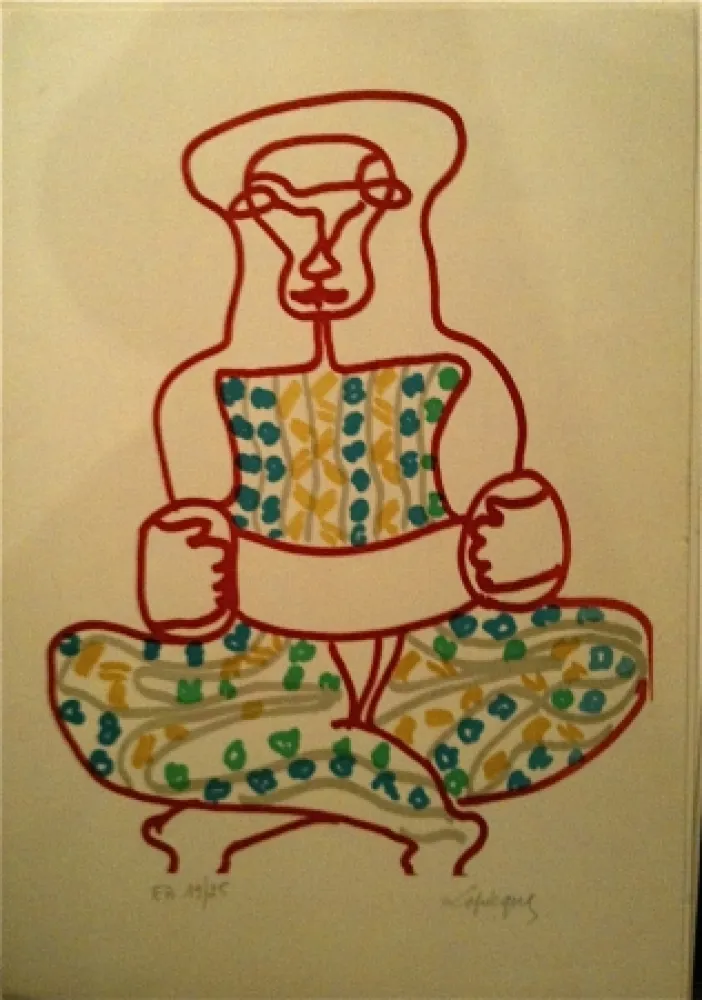 Lithografie Lapicque - Sans titre