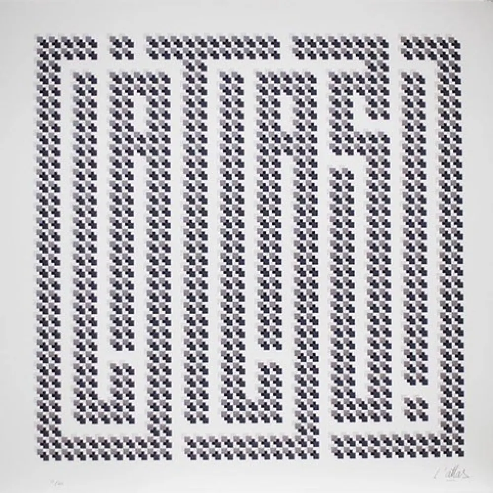 Lithografie L'atlas - Squares series #2